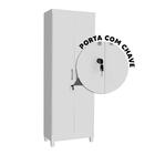 Armário Para Escritório 2 Portas Branco Fiora Shop Jm