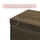 Armário Para Escritório 2 Portas Charuto/preto 006169 - Artan