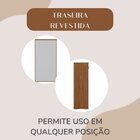 Armário Para Escritório 2 Portas Com Chave 3 Prateleiras Bran