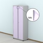 Armário Para Escritório 2 Portas Com Chave Aço 4 Prateleiras