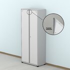 Armário Para Escritório 2 Portas Com Chave Aço 4 Prateleiras