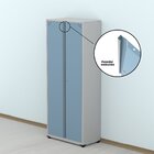 Armário Para Escritório 2 Portas Com Chave Aço 4 Prateleiras