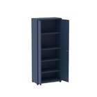 Armário Para Escritório 2 Portas Com Chave Aço 4 Prateleiras