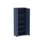 Armário Para Escritório 2 Portas Com Chave Aço 4 Prateleiras