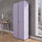 Armário Para Escritório 2 Portas Com Chave Aço 4 Prateleiras