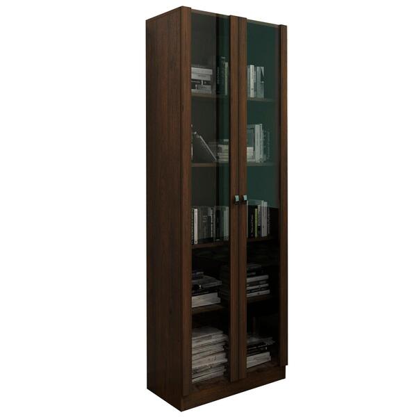 Armario Para Escritorio 2 Portas De Vidro Me4115 Tecno Mobili