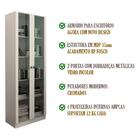 Armario Para Escritorio 2 Portas De Vidro Me4115 Tecno Mobili