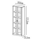 Armario Para Escritorio 2 Portas De Vidro Me4115 Tecno Mobili