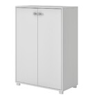 Armário Para Escritório 2 Portas Estocolmo Branco - Pnr Móveis