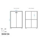 Armário Para Escritório 2 Portas Estocolmo Branco - Pnr Móveis