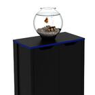 Armário Para Escritório 2 Portas Preto/azul Me4164 - Tecno Mo