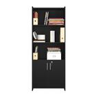 Armário Para Escritório 2 Portas Preto Tx 56118 - Notável