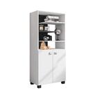 Armário Para Escritório 2 Portas Quito Branco Trama