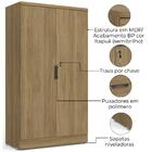 Armario Para Escritorio 2p 161x91 Cm Versatil 1013a Kappesberg