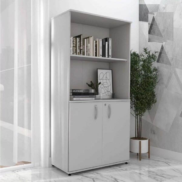 Armário Para Escritório Aberto 2 Portas Com Chave Maxxi