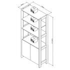 Armário Para Escritório Aberto Com 2 Portas Appunto