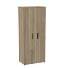 Armário Para Escritório Alto 02 Portas Pivotante Aac1900 Noce