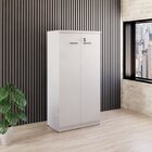 Armário Para Escritório Alto 160cm 2 Portas Espresso Móveis