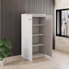 Armário Para Escritório Alto 160cm 2 Portas Espresso Móveis