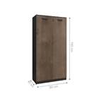 Armário Para Escritório Alto 2 Portas Com Chave Multiuso