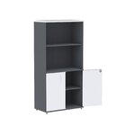 Armário Para Escritório Alto 2 Portas Com Chave Semi Aberto P