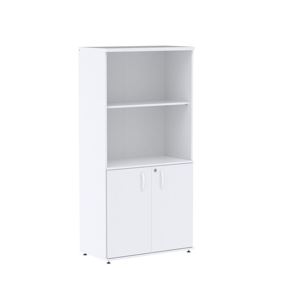 Armário Para Escritório Alto 2 Portas Com Chave Semi Aberto P