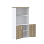 Armário Para Escritório Alto 2 Portas Com Chave Semi Aberto P