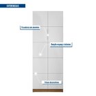 Armário Para Escritório Alto 2 Portas Cubic