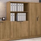 Armário Para Escritório Alto 2 Portas Semi Aberto Versátil  I