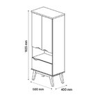 Armário Para Escritório Alto 3 Portas Prism Patrimar Móveis