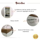 Armário Para Escritório Alto  2 Portas Em Tamburato Toq