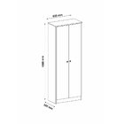 Armário Para Escritório Alto Com 2 Portas Match Yescasa