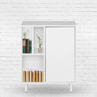 Armário Para Escritório Baixo 1 Porta 5 Nichos Colab