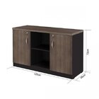 Armário Para Escritório Baixo 2 Nichos 2 Portas Com Chave Web