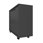 Armário Para Escritório Baixo 2 Portas 2 Prateleiras Com Rodí