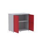 Armário Para Escritório Baixo 2 Portas 74,5x79x45cm Aa745at D