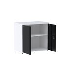Armário Para Escritório Baixo 2 Portas 74,5x79x45cm Aa745at D