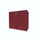 Armário Para Escritório Baixo 2 Portas 80cm Bramov Móveis Ver