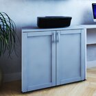 Armário Para Escritório Baixo 2 Portas 80cm Oma Bramov Móveis