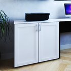 Armário Para Escritório Baixo 2 Portas 80cm Oma Bramov Móveis