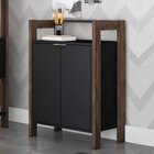 Armário Para Escritório Baixo 2 Portas Az1008 Tecno Mobili Pr