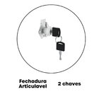 Armário Para Escritório Baixo 2 Portas Com Chave Branco