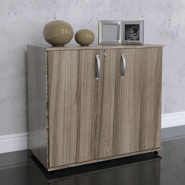 Armário Para Escritório Baixo 2 Portas Com Chave Maxxi