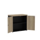 Armário Para Escritório Baixo 2 Portas Com Chave Pe40