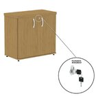 Armário Para Escritório Baixo 2 Portas Com Chave Samba