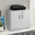 Armário Para Escritório Baixo 2 Portas Com Chave Web30 Espres