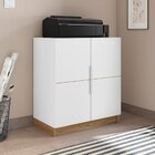 Armário Para Escritório Baixo 2 Portas Cubic