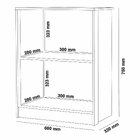 Armário Para Escritório Baixo 2 Portas Office