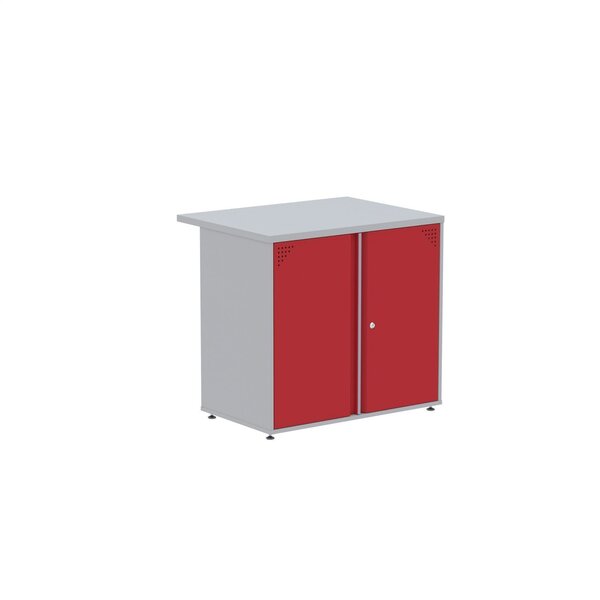 Armário Para Escritório Baixo Com Extensor No Tampo 600 Ab740