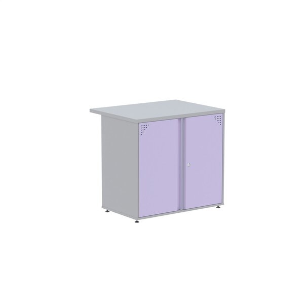 Armário Para Escritório Baixo Com Extensor No Tampo 60cm Dive